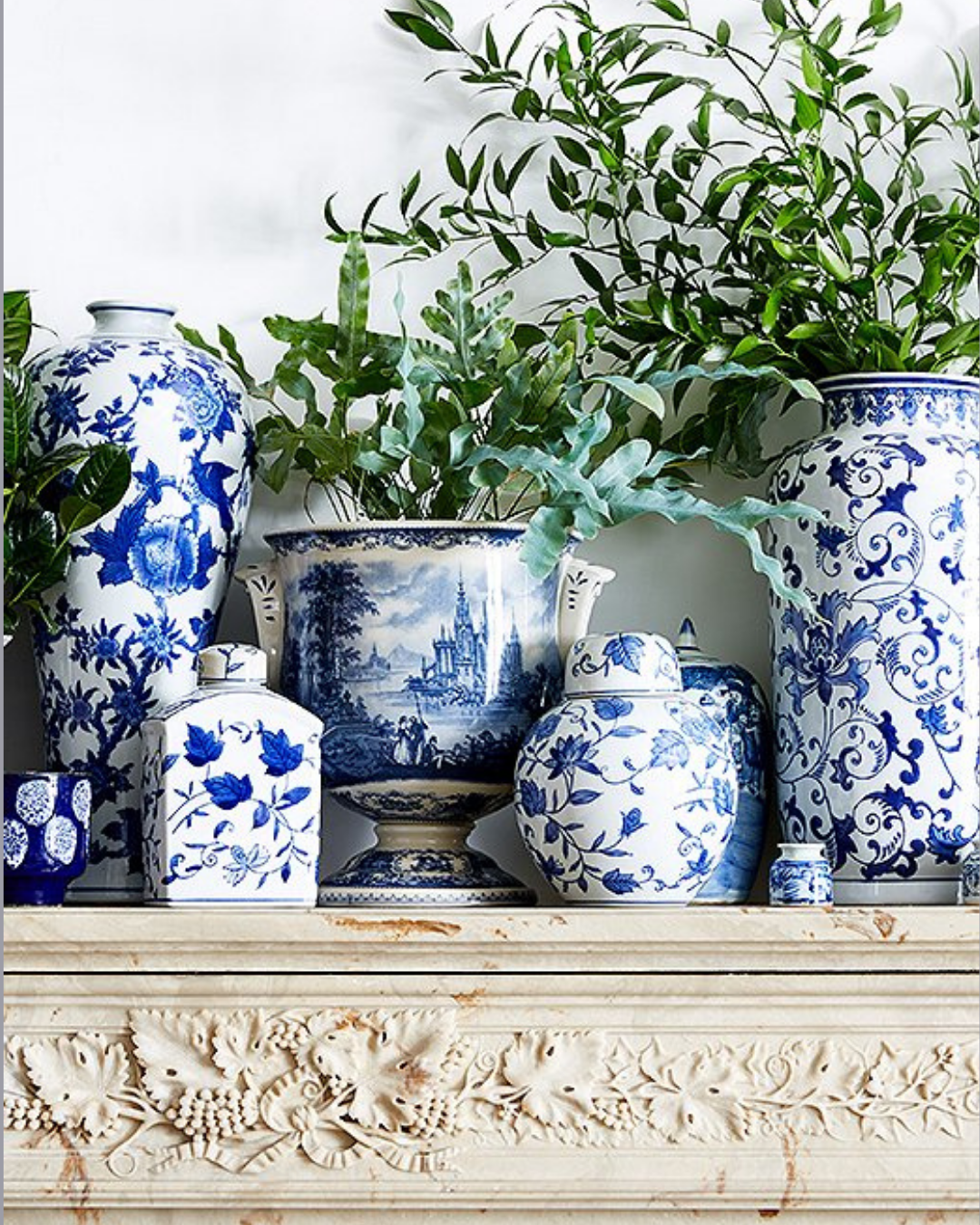 Be Bold with Today’s Beautiful Cobalt Blue and White Ceramics