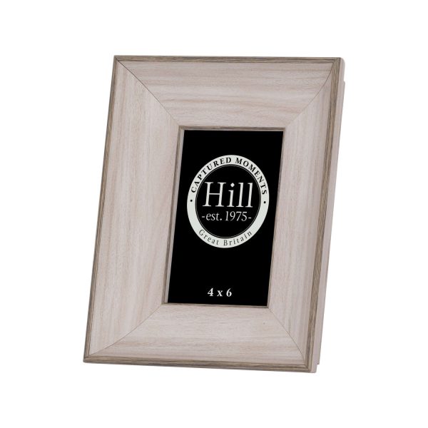 White Washed Wood Photo Frame 4 x 6