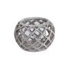 19430.jpg Large Round Ceramic Lattice Hurricane Lantern