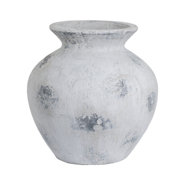Downton Large Antique White Vase