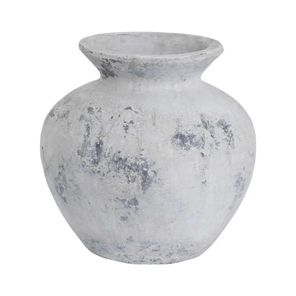 Darcy Antique White Vase