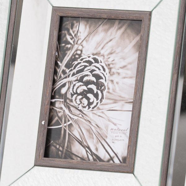 Tristan Mirror and Wood 4 x 6 Frame