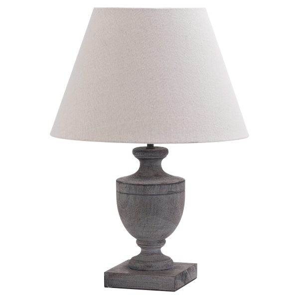 21283.jpg Incia Urn Wooden Table Lamp
