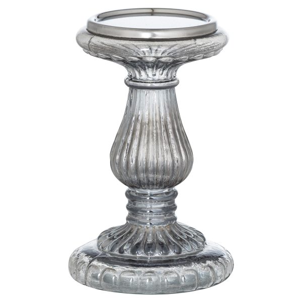 21960.jpg The Noel Collection Smoked Midnight Small Candle Pillar