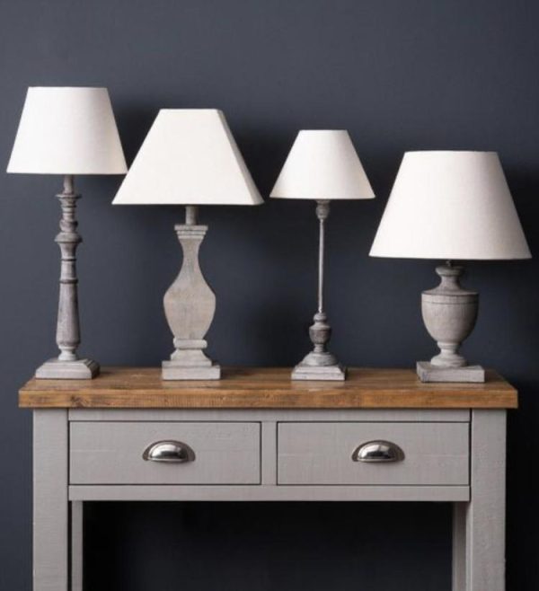 Inca 1 Incia Urn Wooden Table Lamp