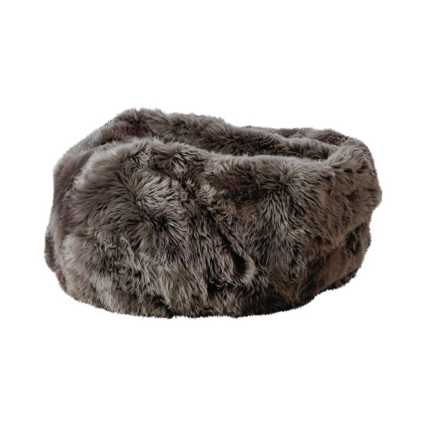 XXL Luxurious Grey Sheepskin Beanbag