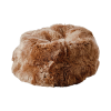 XXL Luxurious Light Brown Sheepskin Beanbag
