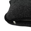 Merino Wool Pillow – Black