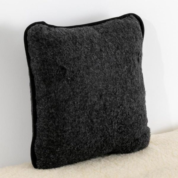 Merino Wool Pillow – Black