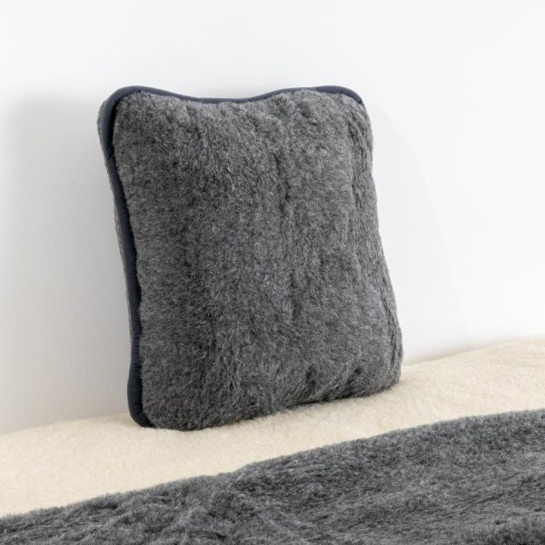 Merino Wool Pillow – Grey