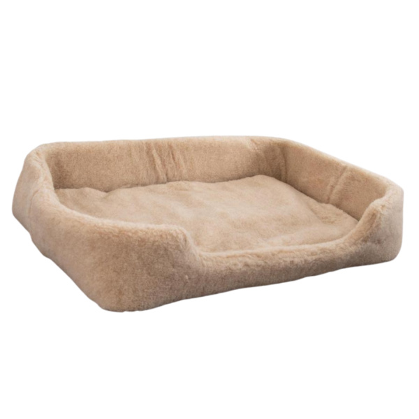 Merino Wool Pet Bed – Cappuccino, Large