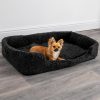 Merino Wool Pet Bed – Black, Large
