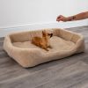 Merino Wool Pet Bed – Cappuccino, Large