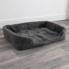 Merino Wool Pet Bed – Grey, Large