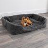 Merino Wool Pet Bed – Grey, Large