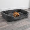 Merino Wool Pet Bed – Grey, Large