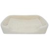 Merino Wool Pet Bed – Natural (White), Large