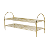 Gold Shoe Rack