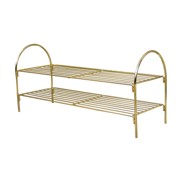 Gold Shoe Rack