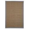 Chelsea Jute Rug With Cotton Grey Border