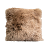 Light Brown Sheepskin Cushion