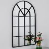 Black Arched Rome Mirror