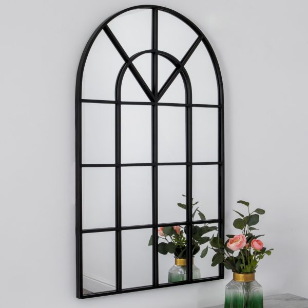 Black Arched Rome Mirror