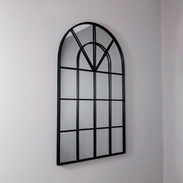 Black Arched Rome Mirror