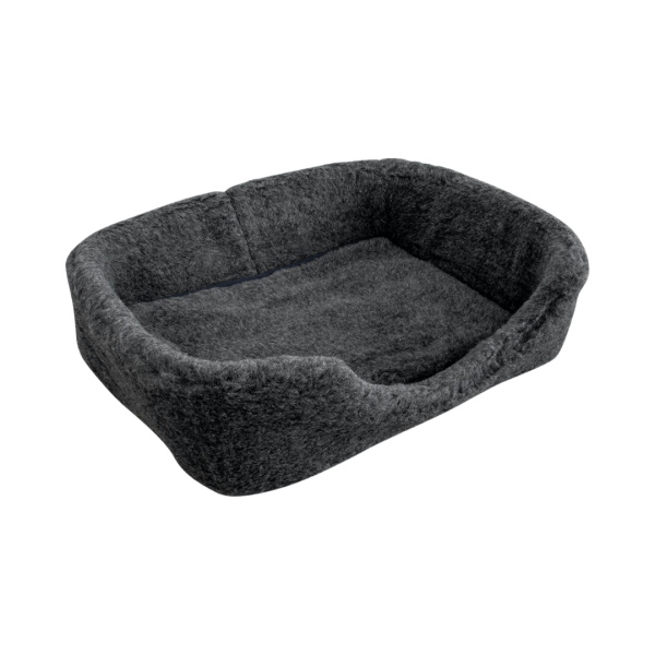 Merino Wool Pet Bed – Grey, Small