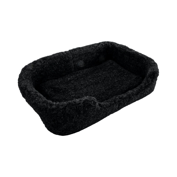 Merino Wool Pet Bed – Black Merino Wool Pet Bed – Black, Small