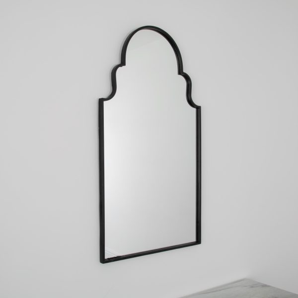 Roman Window Mirror – Black