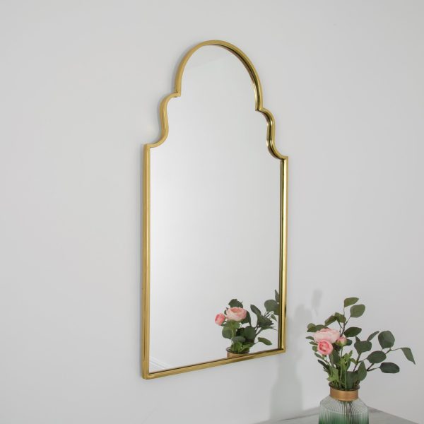 Roman Window Mirror – Gold