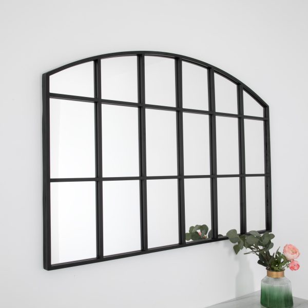 Mirroro Horizontal Arch Mirror – Black