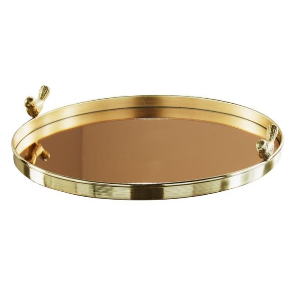 Bird Mirror Tray