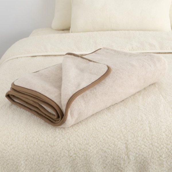 Merino Wool Blanket – Cappuccino