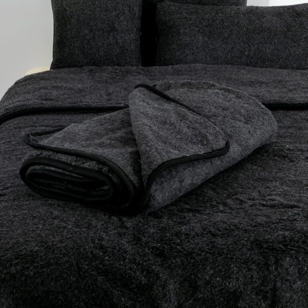 Merino Wool Blanket – Black