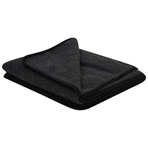Merino Wool Blanket – Black