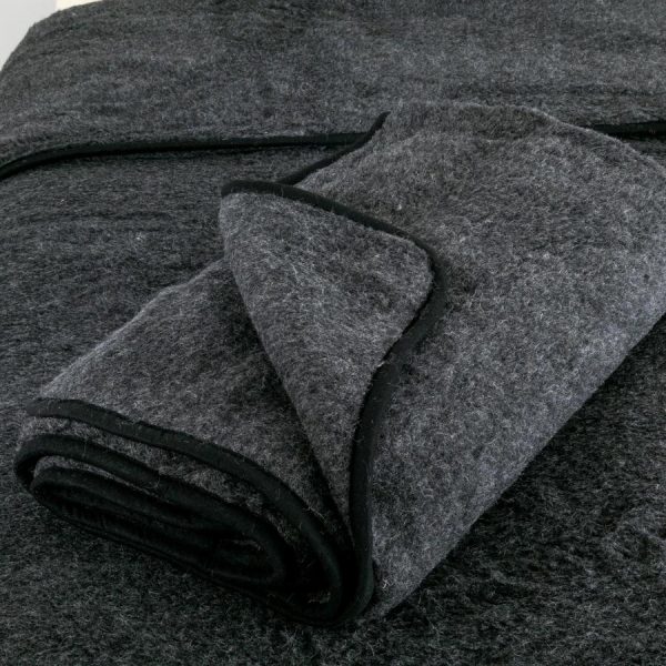 Merino Wool Blanket – Grey