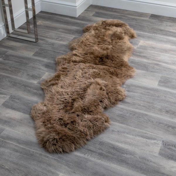 Light Brown Double Sheepskin Rug