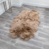 Light Brown Quad Sheepskin Rug