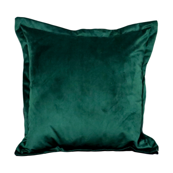 Dark Green Velvet Cushion Cover