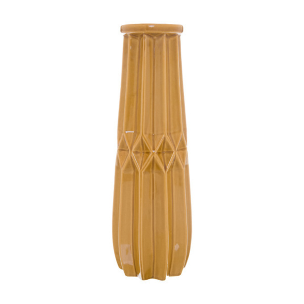 Seville Collection Tall Ochre Vase