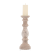 Large Stone Ceramic Column Candle Holder