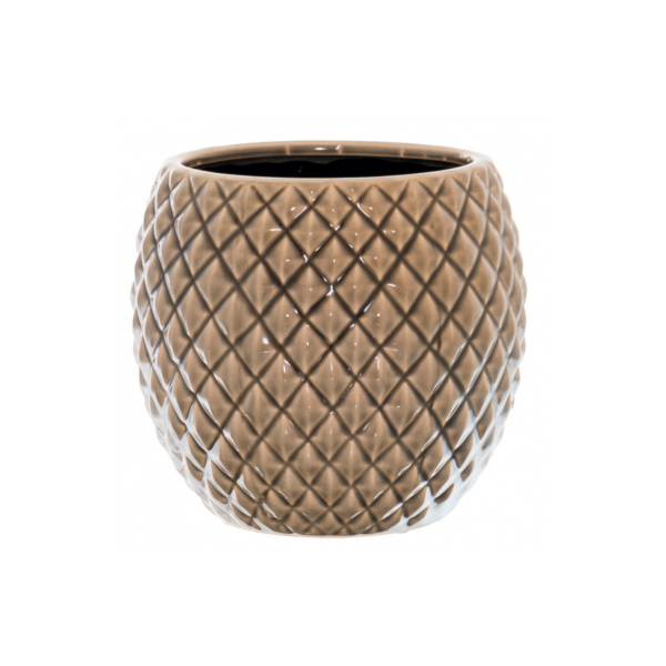 Seville Collection Grey Diamond Planter
