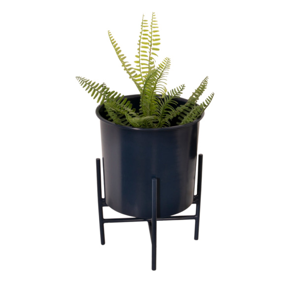 Stilts Navy Blue Plant Holder (30cm)