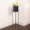Stilts Navy Blue Plant Holder (83cm)
