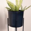 Stilts Navy Blue Plant Holder (83cm)