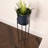 Stilts Navy Blue Plant Holder (83cm)