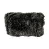 Grey Long Hair Sheepskin Cushion