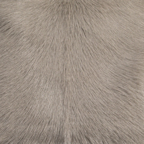 Light Grey Goatskin Cushion Square